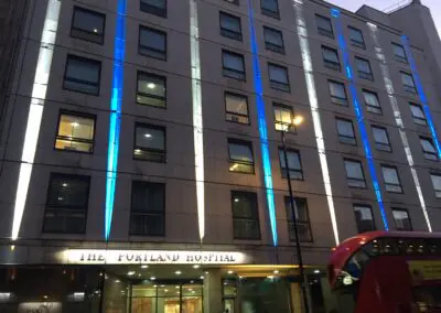 Portland Hospital, London Lighting installation