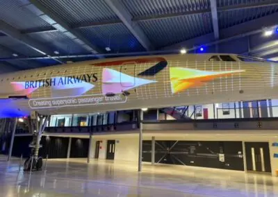 Projection Installations Concorde Museum Bristol