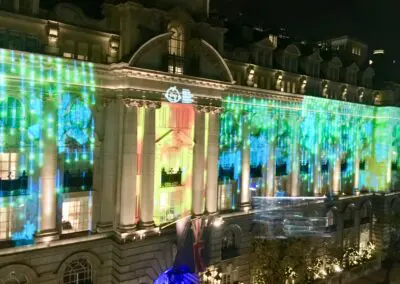 Rosewood Hotel London Christmas Video Projections