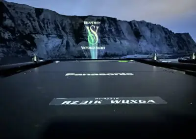 Victoria Secret White Cliffs of Dover video projections
