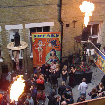 Flame effects, Kerrang Awards, London