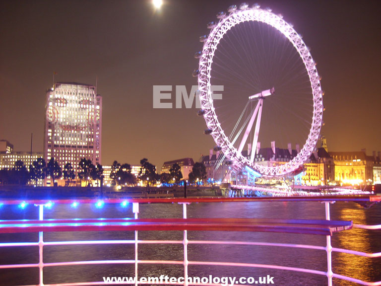 Building Projection for SAW IV Premiere, London EMF Technology