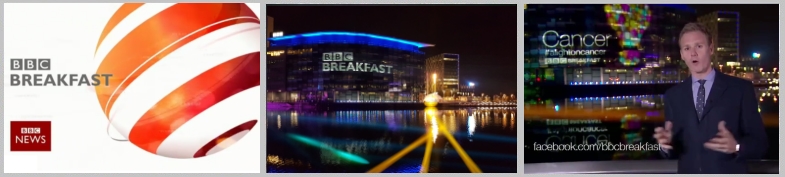 BBC Cancer Week Video Projection Mapping