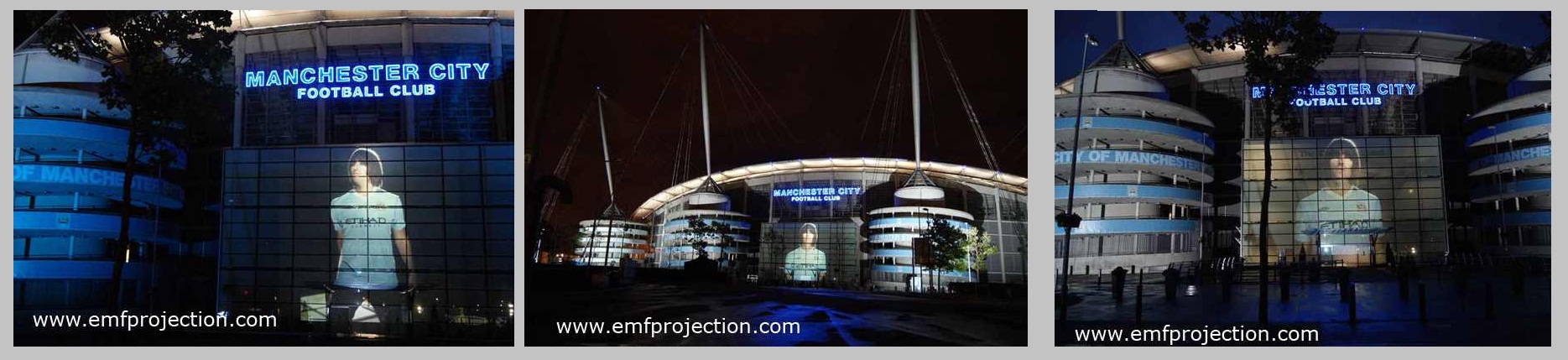 MANCHESTER CITY BUILDING PROJECTION