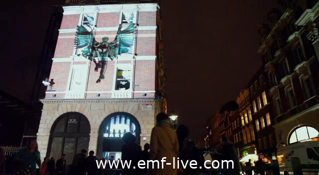 3d Video Mapping Projection Covent Garden