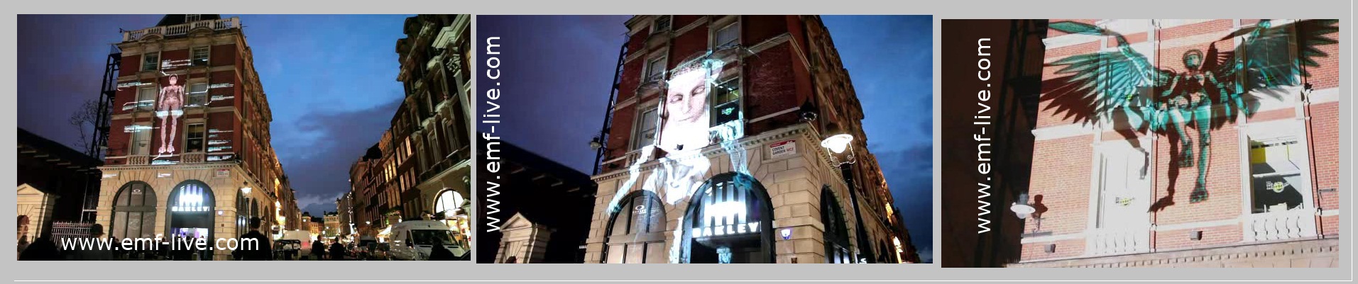 3d Video Mapping Projection Covent Garden