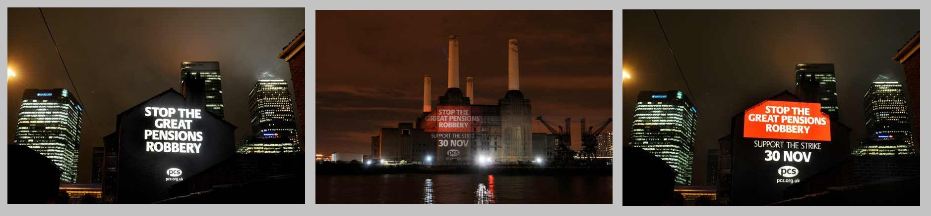 PCS UNION OUTDOOR BUILDING PROJECTION CAMPAIGN ACROSS LONDON