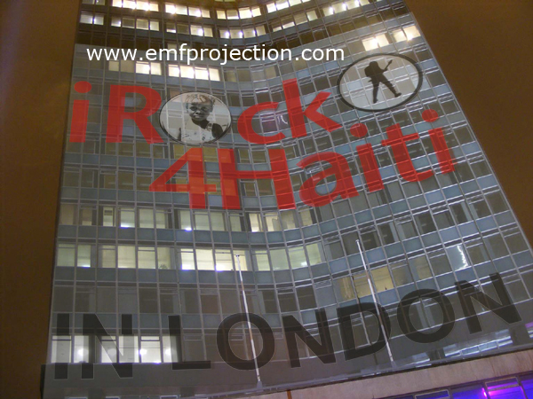 Millbank Tower projection