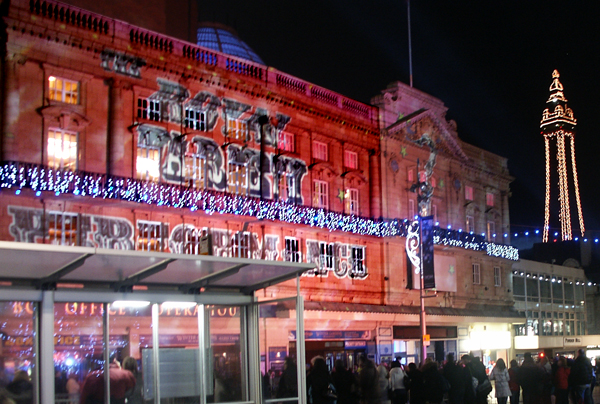 Large scale Building Projections Blackpool