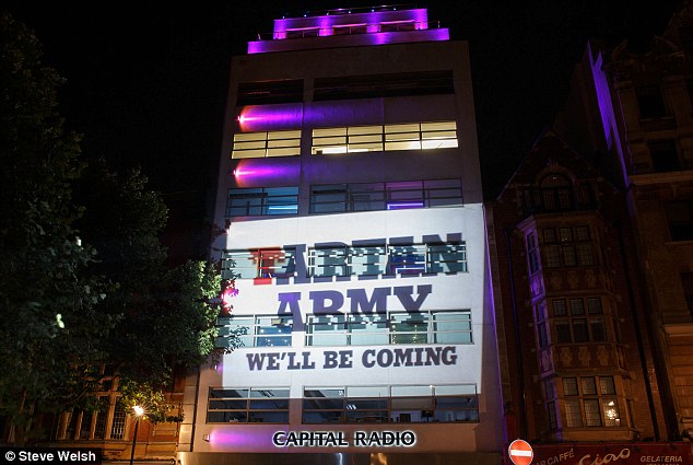 Capital Radio Building Projection